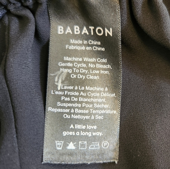 Aritzia Babaton Black Whimsigoth Dark Fairy Sheer Norbert Shorts Witchy Size S - Picture 11 of 13